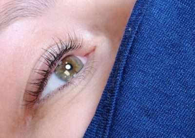 lash lift and tint service