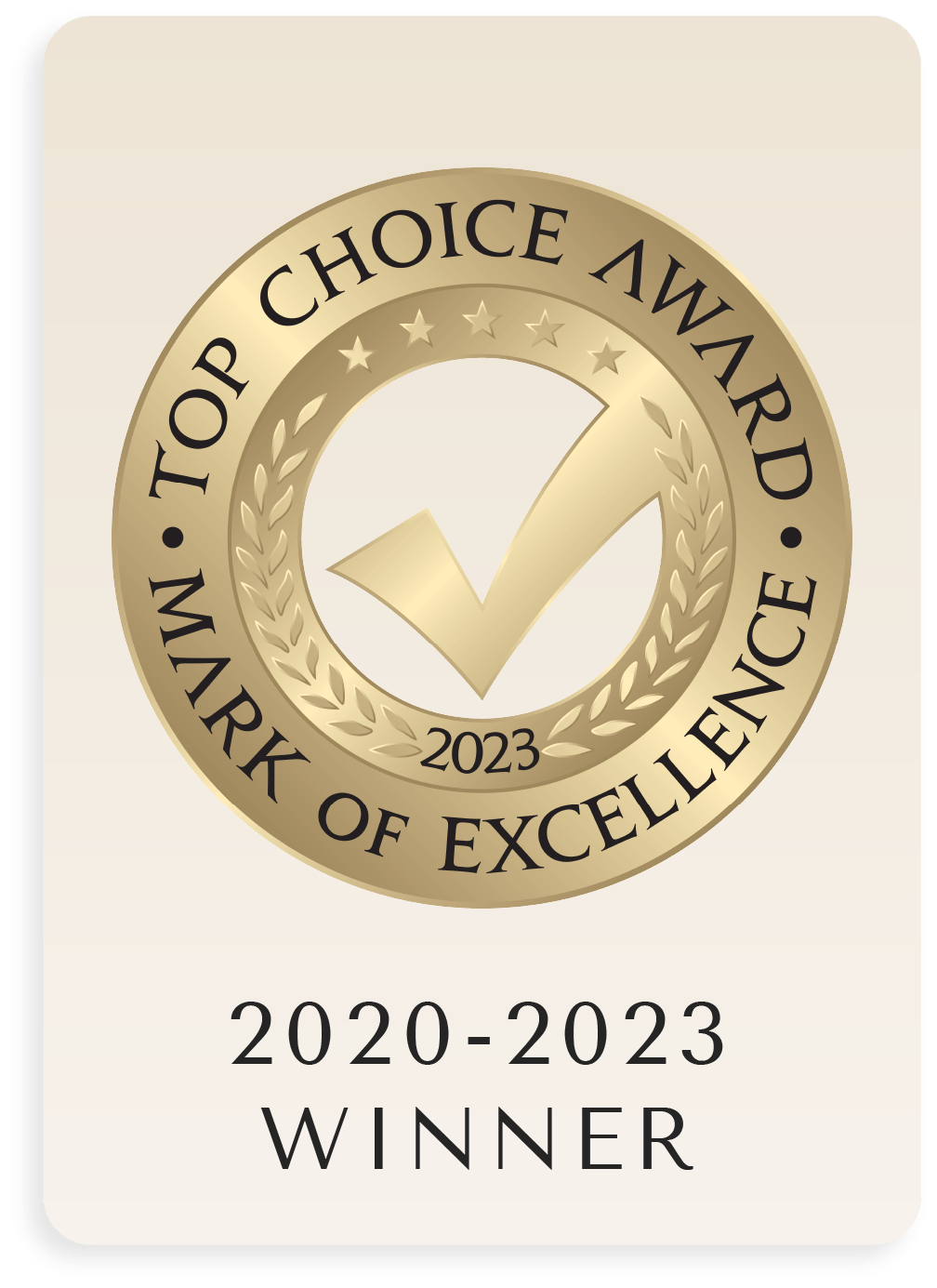 Total Wrapture Medi Spa Top Choice Award 2020-2023 Total Wrapture Medi Spa Top Choice Award