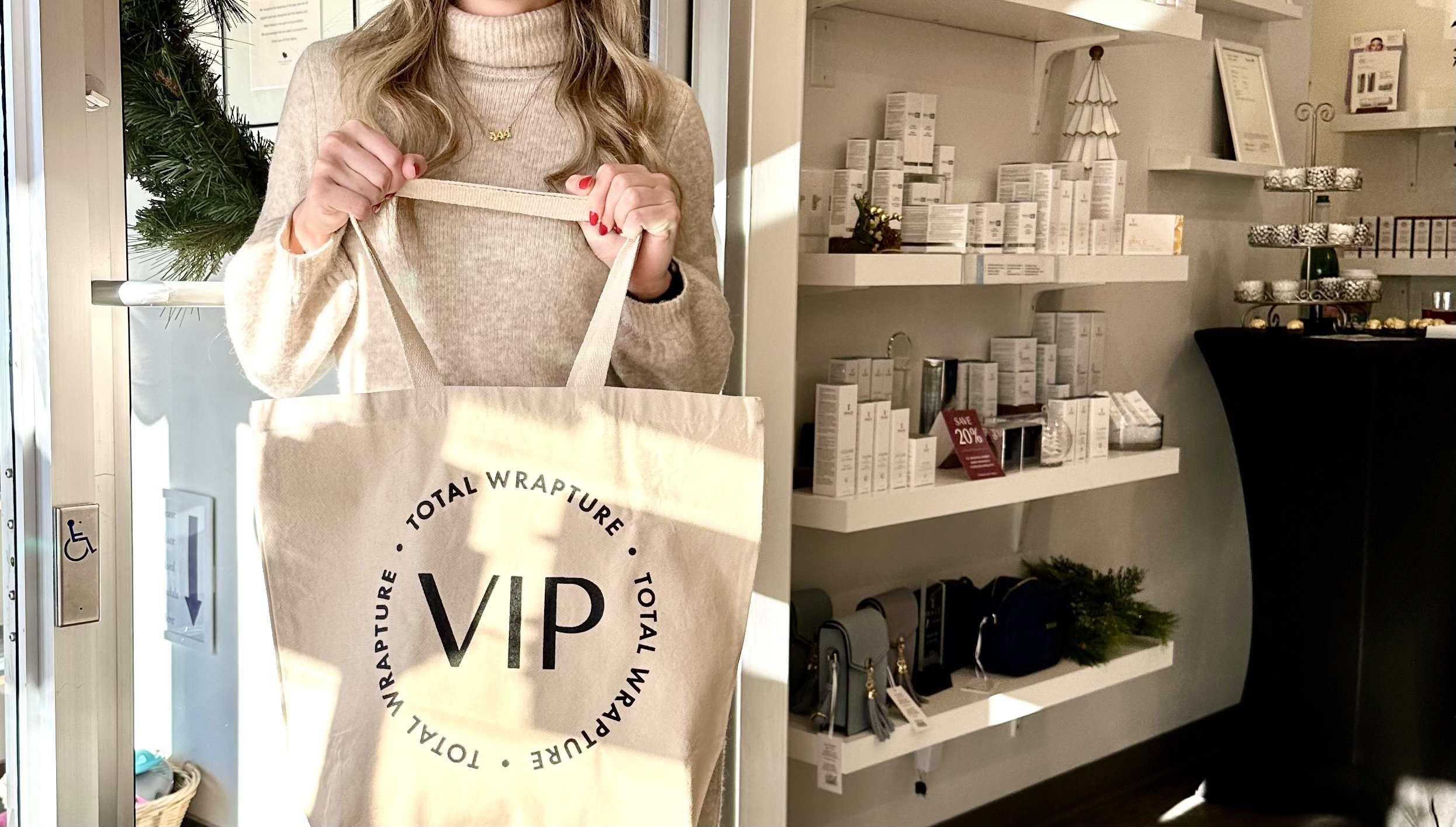 A VIP client at the open house