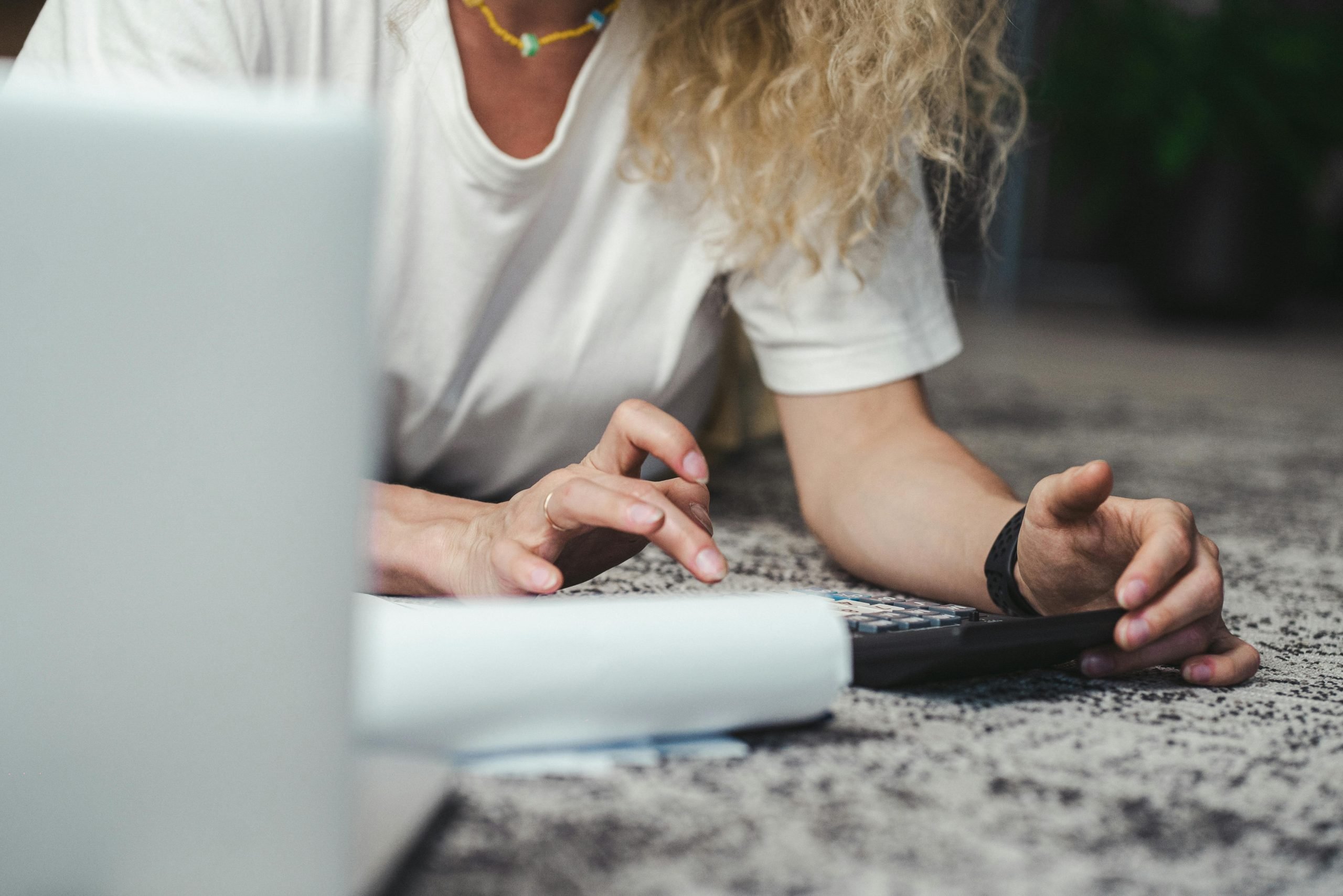 A person budgeting with financing