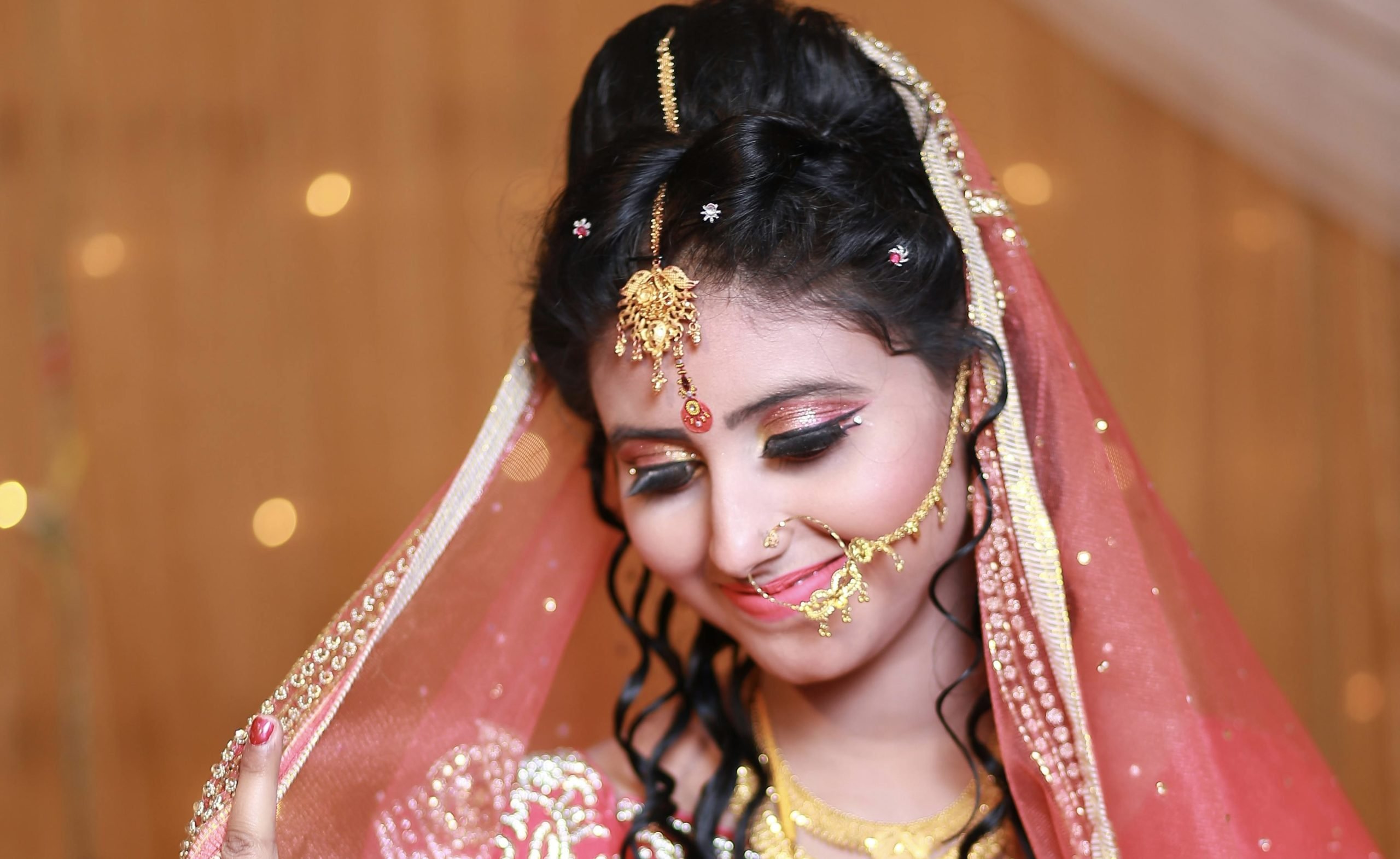 Close-up of a bride’s luminous complexion, enhanced by a laser facial in Winnipeg before her wedding.
