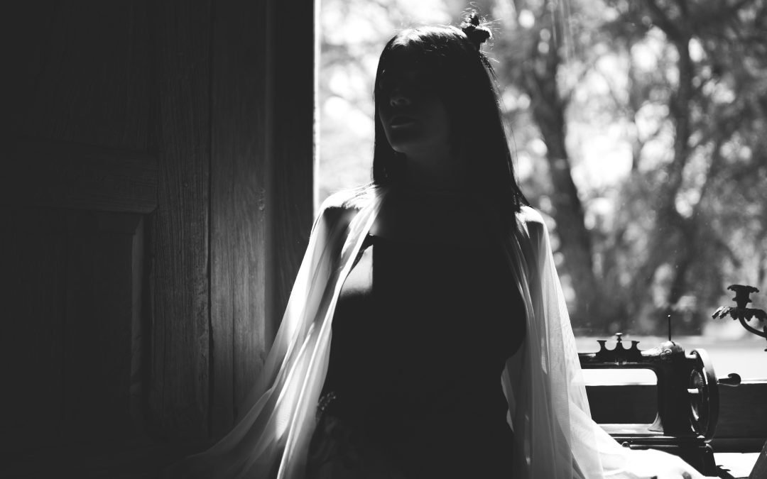 Woman in a shadow