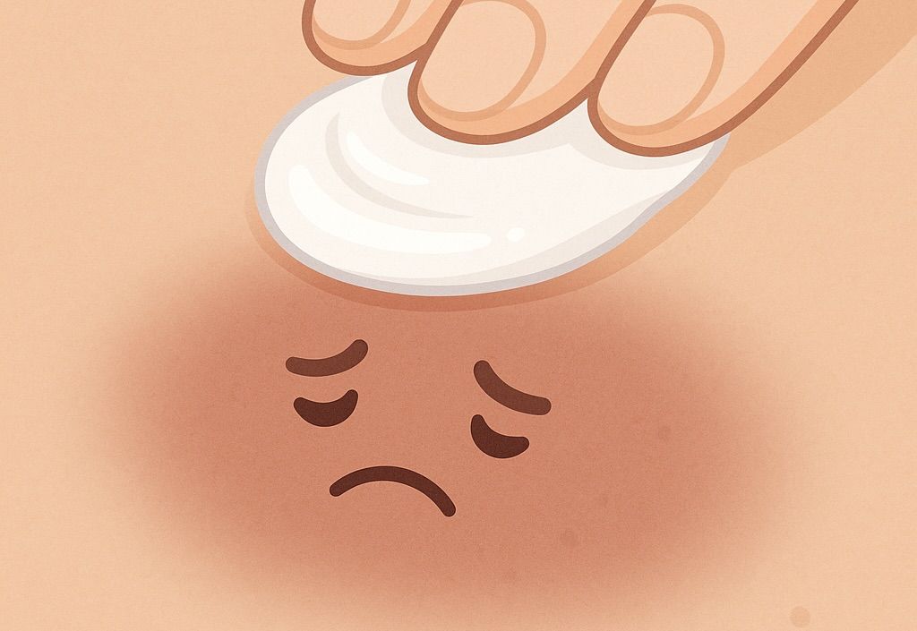 An animated image of Spotty nearly gone, his shape barely visible as he blends into even-toned skin. A satisfying visual conclusion to a successful hyperpigmentation treatment Winnipeg story.